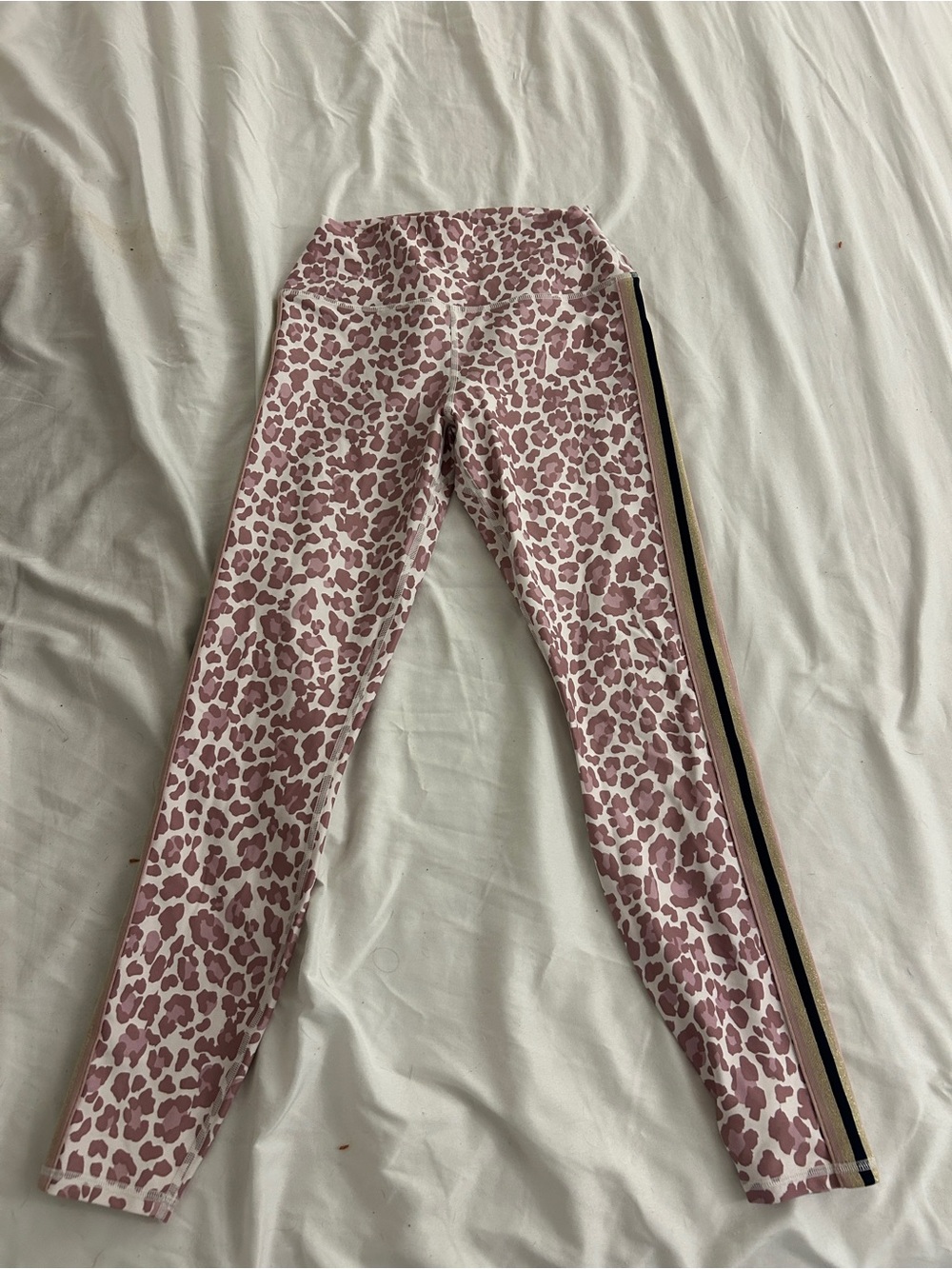Spiritual Gangster Intent 7/8 High Waist Leopard Print Leggings Size Medium
